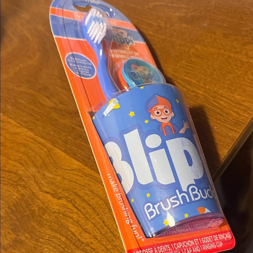 New Blippi Toothbrush Set - Blue